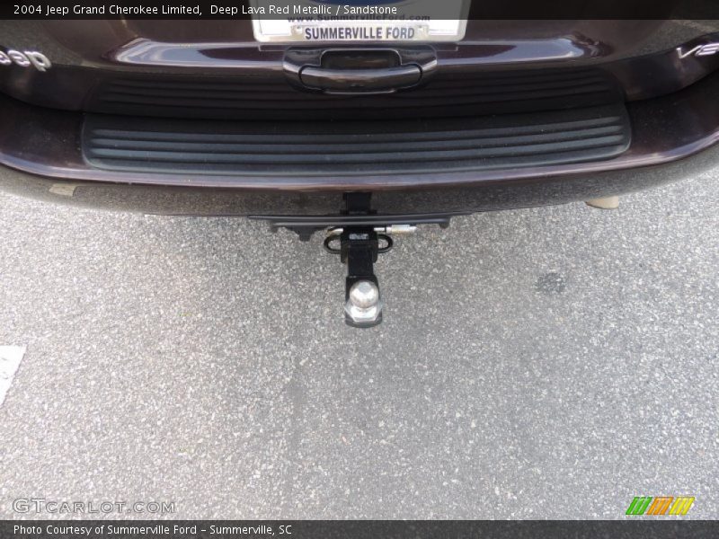 Deep Lava Red Metallic / Sandstone 2004 Jeep Grand Cherokee Limited