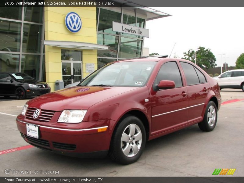 Spice Red Metallic / Black 2005 Volkswagen Jetta GLS Sedan