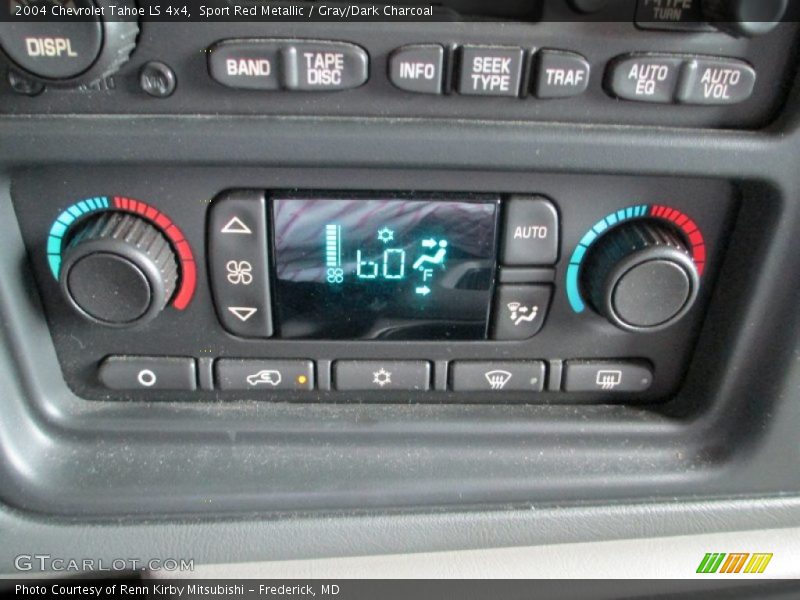 Sport Red Metallic / Gray/Dark Charcoal 2004 Chevrolet Tahoe LS 4x4