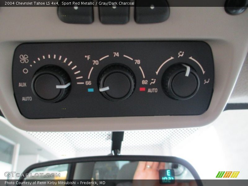 Sport Red Metallic / Gray/Dark Charcoal 2004 Chevrolet Tahoe LS 4x4