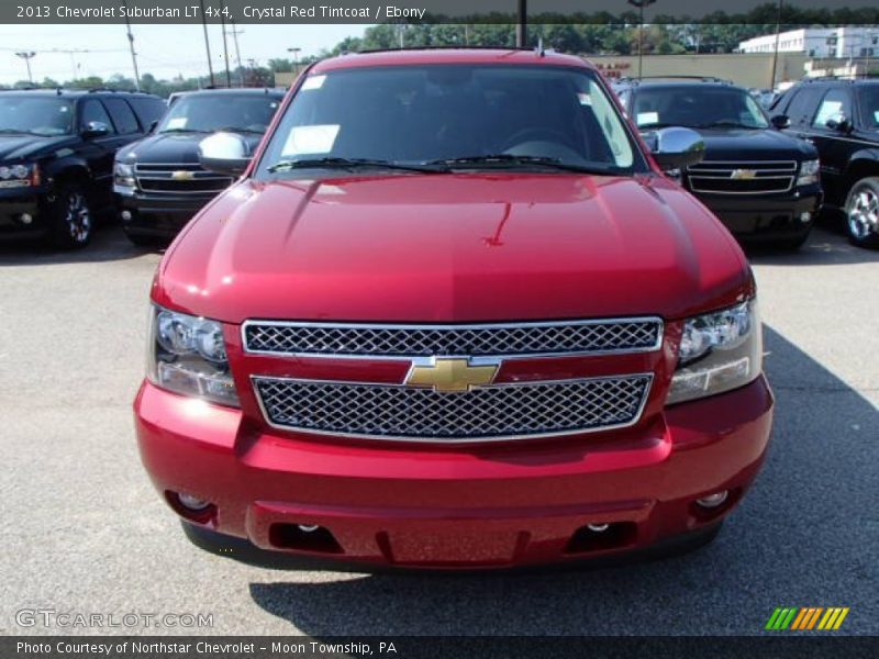Crystal Red Tintcoat / Ebony 2013 Chevrolet Suburban LT 4x4