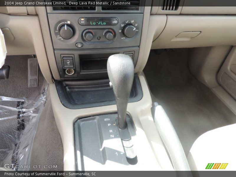 Deep Lava Red Metallic / Sandstone 2004 Jeep Grand Cherokee Limited