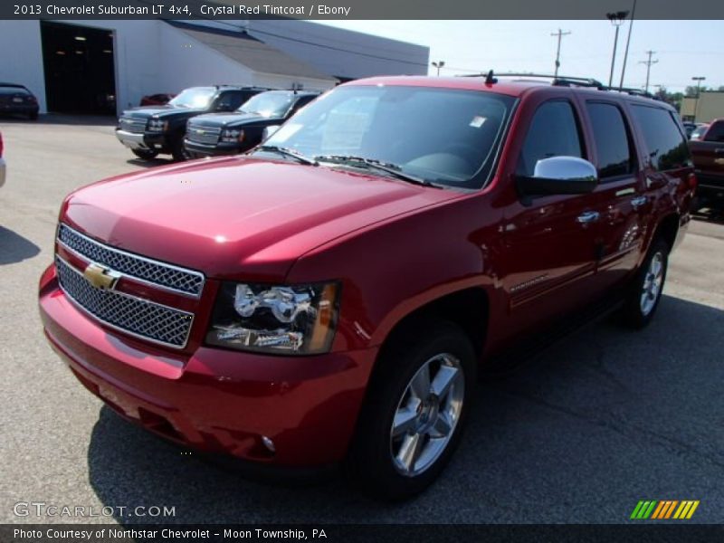 Crystal Red Tintcoat / Ebony 2013 Chevrolet Suburban LT 4x4