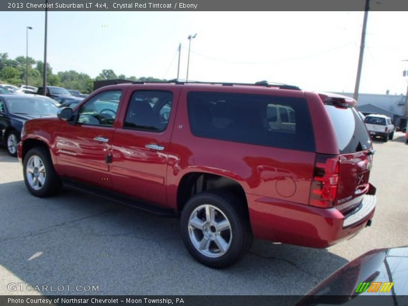 Crystal Red Tintcoat / Ebony 2013 Chevrolet Suburban LT 4x4
