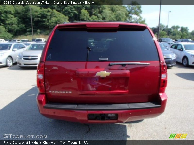 Crystal Red Tintcoat / Ebony 2013 Chevrolet Suburban LT 4x4