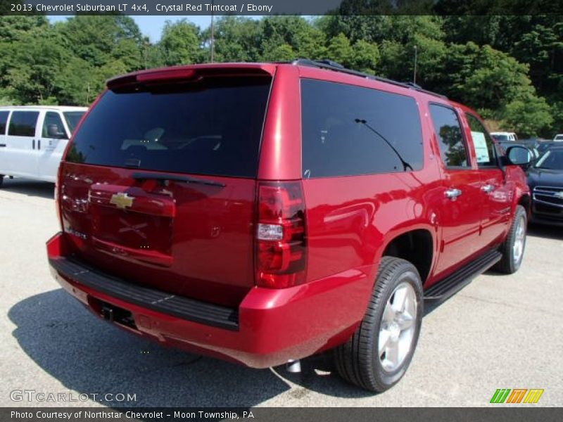 Crystal Red Tintcoat / Ebony 2013 Chevrolet Suburban LT 4x4