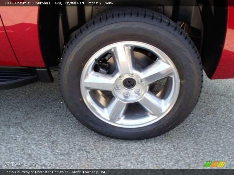 Crystal Red Tintcoat / Ebony 2013 Chevrolet Suburban LT 4x4