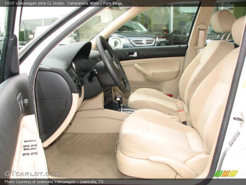 Campanella White / Pure Beige 2005 Volkswagen Jetta GL Sedan