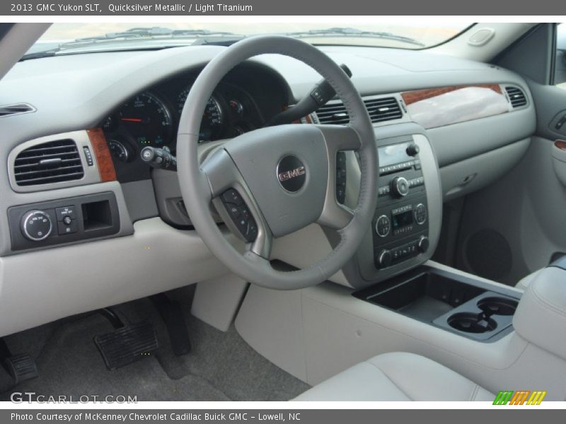 Quicksilver Metallic / Light Titanium 2013 GMC Yukon SLT