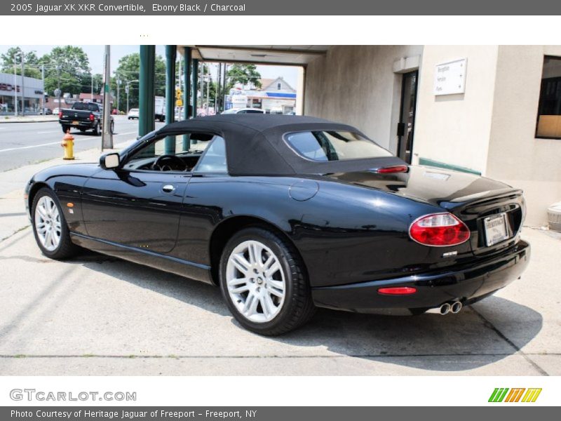 Ebony Black / Charcoal 2005 Jaguar XK XKR Convertible
