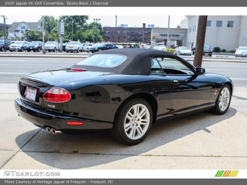 Ebony Black / Charcoal 2005 Jaguar XK XKR Convertible