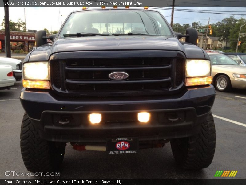 Black / Medium Flint Grey 2003 Ford F250 Super Duty Lariat SuperCab 4x4