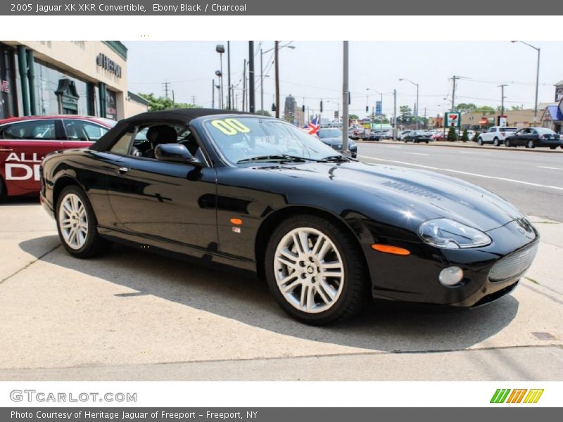 Ebony Black / Charcoal 2005 Jaguar XK XKR Convertible