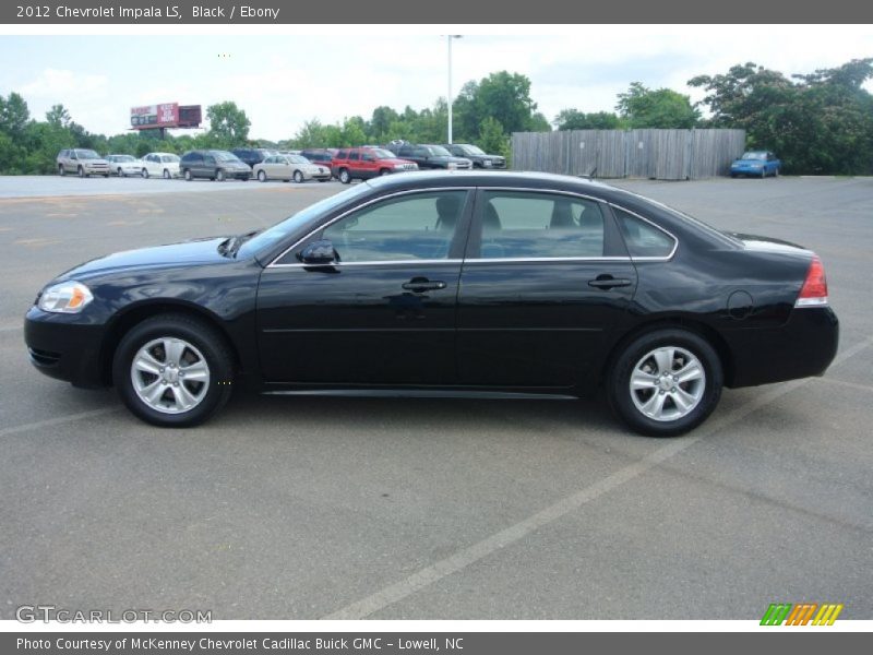 Black / Ebony 2012 Chevrolet Impala LS