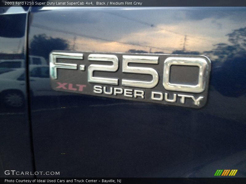 Black / Medium Flint Grey 2003 Ford F250 Super Duty Lariat SuperCab 4x4