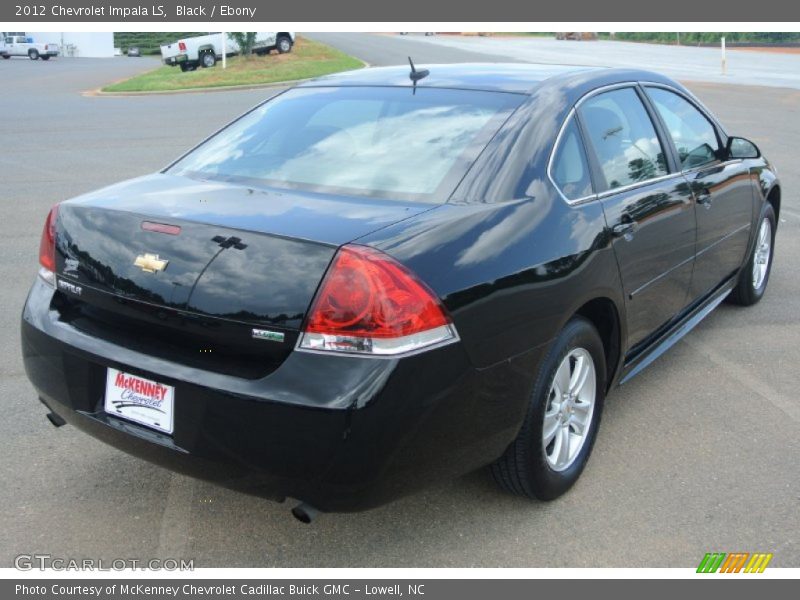 Black / Ebony 2012 Chevrolet Impala LS