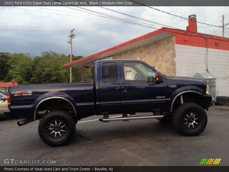 Black / Medium Flint Grey 2003 Ford F250 Super Duty Lariat SuperCab 4x4