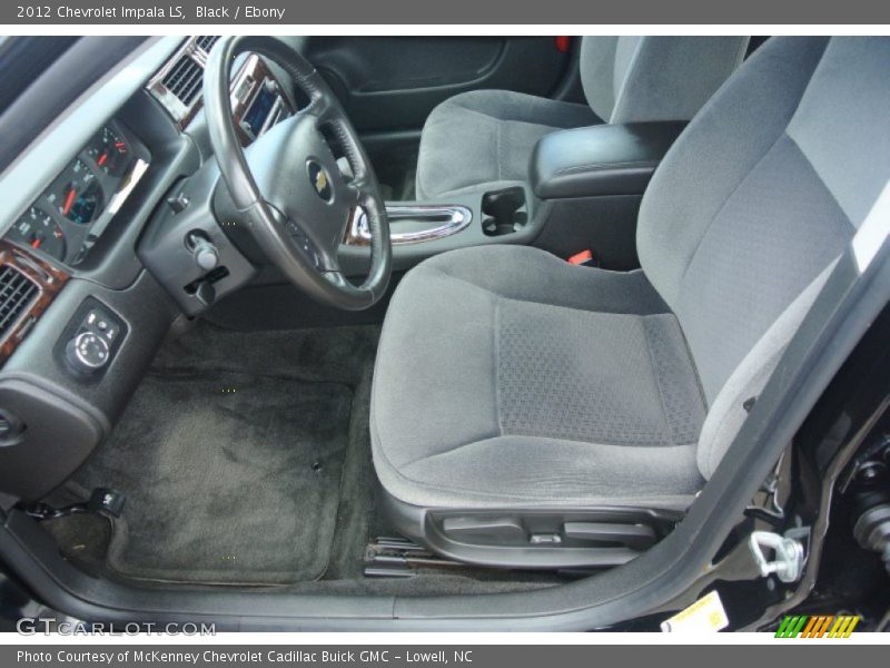 Black / Ebony 2012 Chevrolet Impala LS