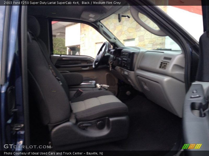 Black / Medium Flint Grey 2003 Ford F250 Super Duty Lariat SuperCab 4x4