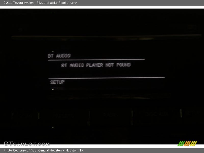 Blizzard White Pearl / Ivory 2011 Toyota Avalon