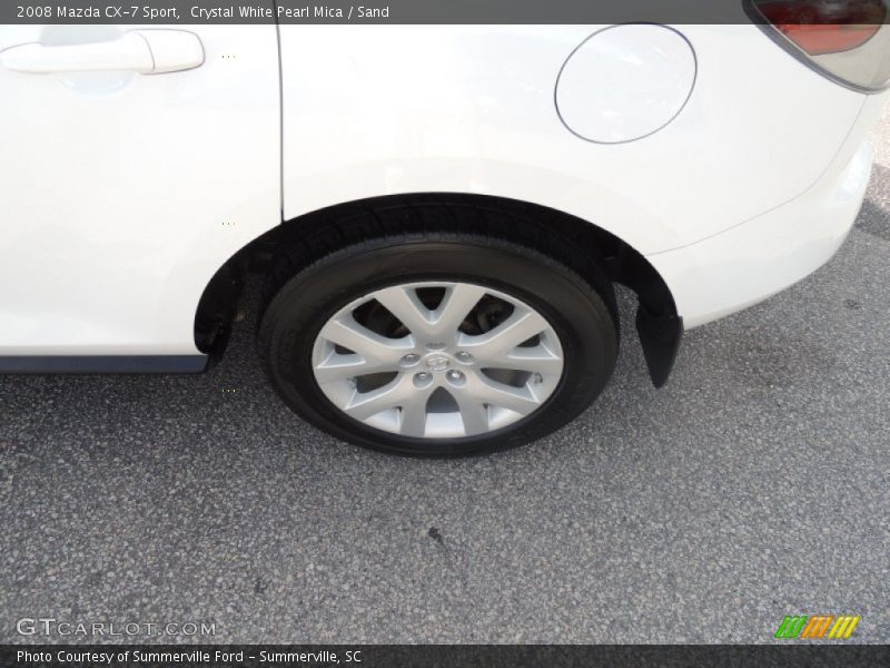 Crystal White Pearl Mica / Sand 2008 Mazda CX-7 Sport