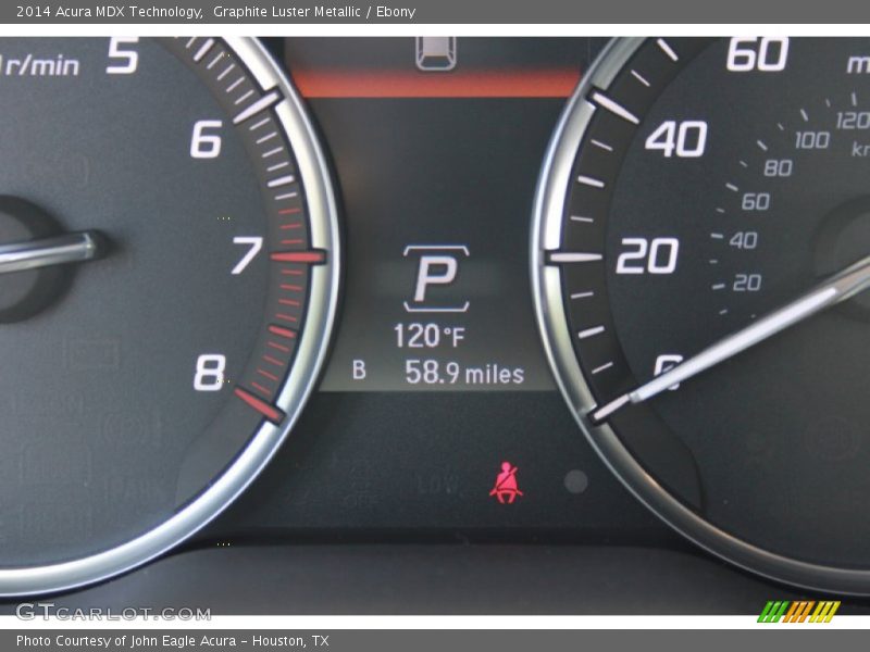Graphite Luster Metallic / Ebony 2014 Acura MDX Technology