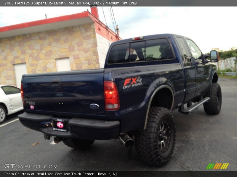 Black / Medium Flint Grey 2003 Ford F250 Super Duty Lariat SuperCab 4x4