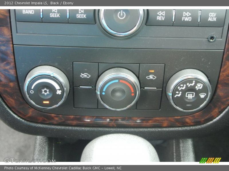 Black / Ebony 2012 Chevrolet Impala LS