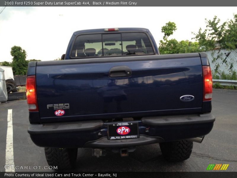 Black / Medium Flint Grey 2003 Ford F250 Super Duty Lariat SuperCab 4x4