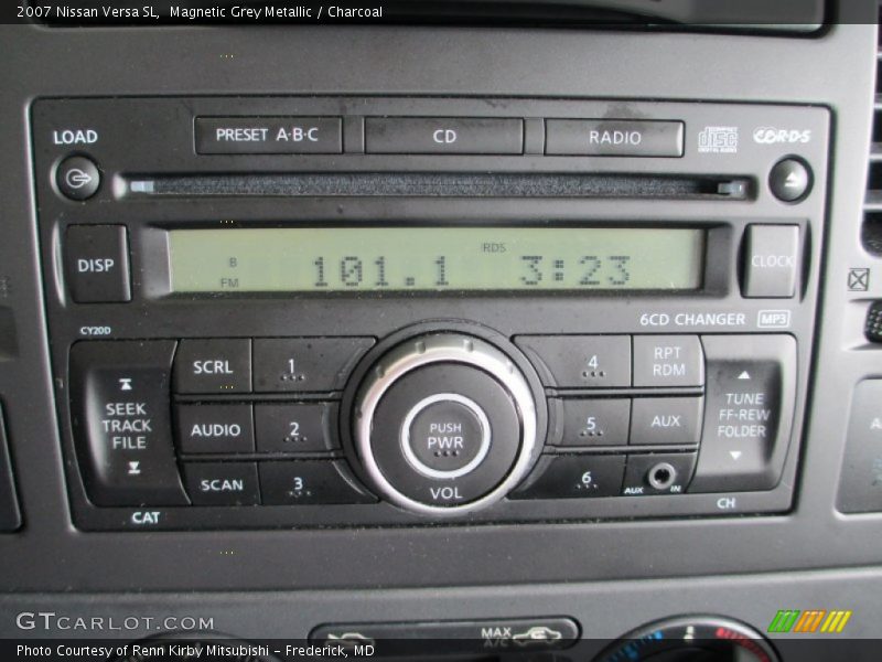 Magnetic Grey Metallic / Charcoal 2007 Nissan Versa SL