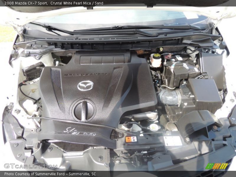Crystal White Pearl Mica / Sand 2008 Mazda CX-7 Sport