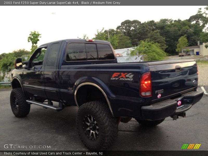 Black / Medium Flint Grey 2003 Ford F250 Super Duty Lariat SuperCab 4x4