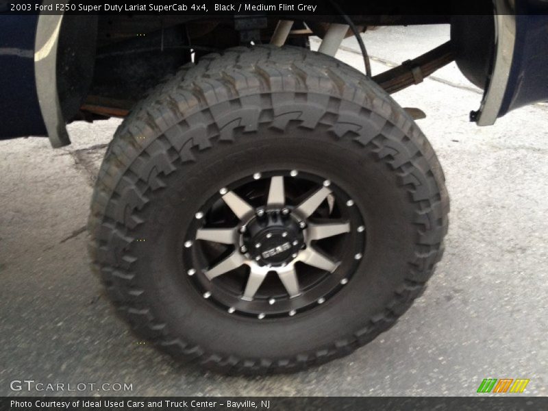 Black / Medium Flint Grey 2003 Ford F250 Super Duty Lariat SuperCab 4x4