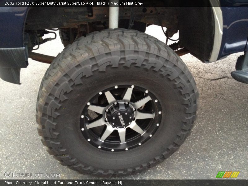 Black / Medium Flint Grey 2003 Ford F250 Super Duty Lariat SuperCab 4x4