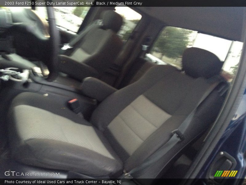 Black / Medium Flint Grey 2003 Ford F250 Super Duty Lariat SuperCab 4x4