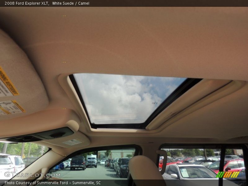 White Suede / Camel 2008 Ford Explorer XLT