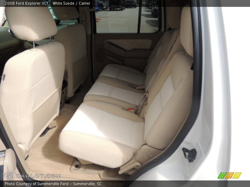 White Suede / Camel 2008 Ford Explorer XLT
