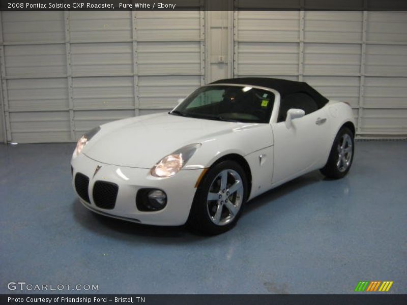 Pure White / Ebony 2008 Pontiac Solstice GXP Roadster