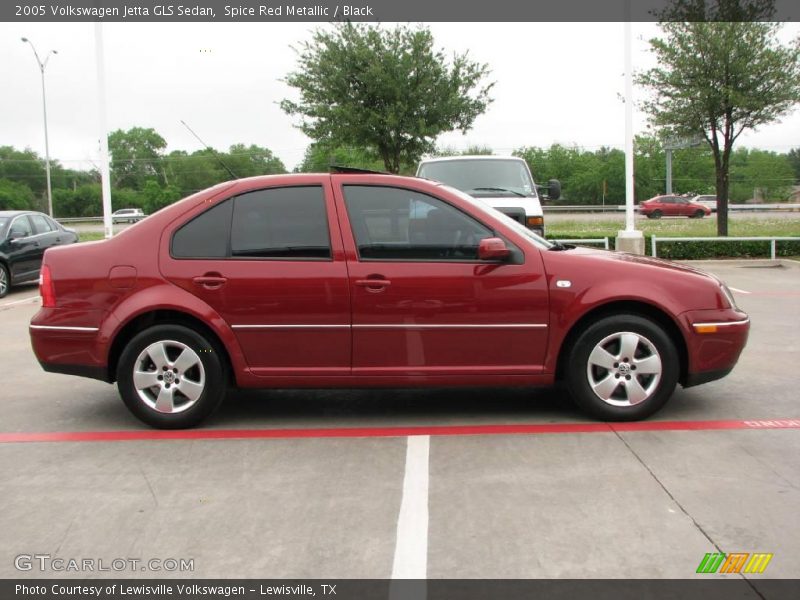 Spice Red Metallic / Black 2005 Volkswagen Jetta GLS Sedan