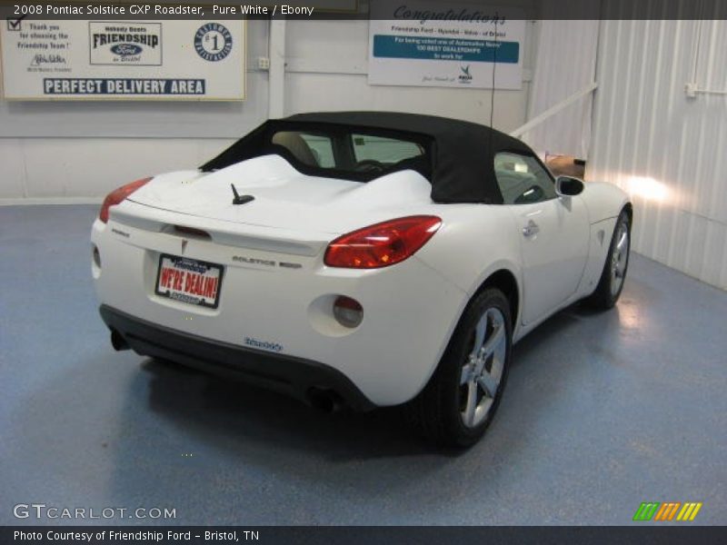 Pure White / Ebony 2008 Pontiac Solstice GXP Roadster