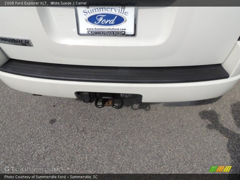 White Suede / Camel 2008 Ford Explorer XLT
