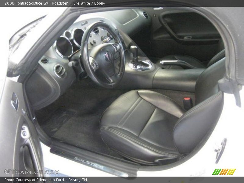 Pure White / Ebony 2008 Pontiac Solstice GXP Roadster