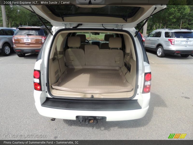 White Suede / Camel 2008 Ford Explorer XLT