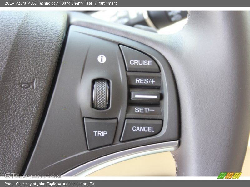 Dark Cherry Pearl / Parchment 2014 Acura MDX Technology