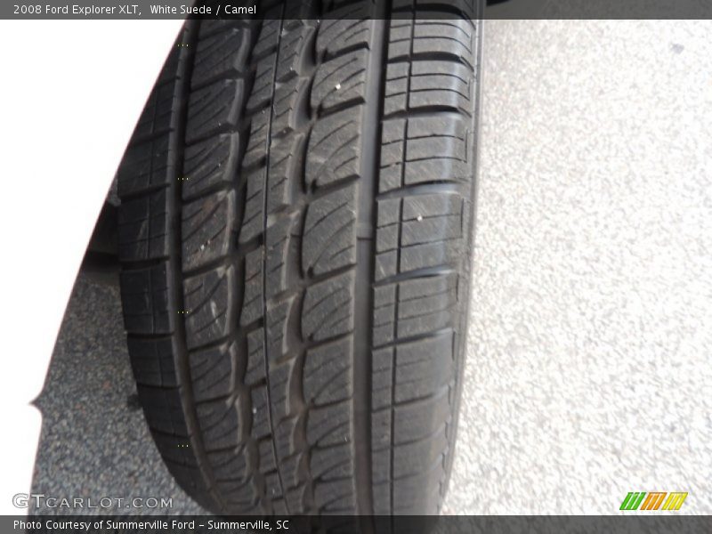 White Suede / Camel 2008 Ford Explorer XLT