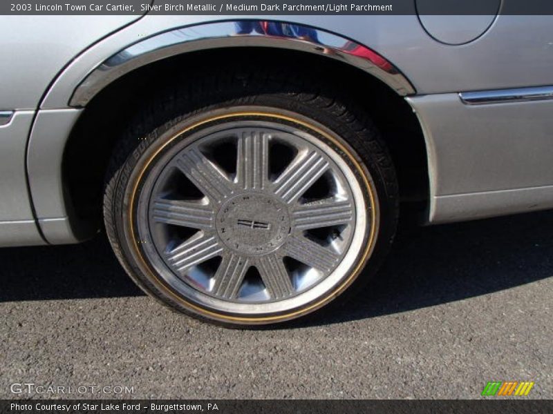 Silver Birch Metallic / Medium Dark Parchment/Light Parchment 2003 Lincoln Town Car Cartier
