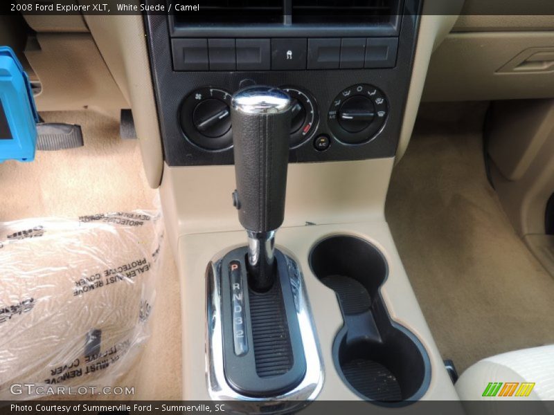 White Suede / Camel 2008 Ford Explorer XLT