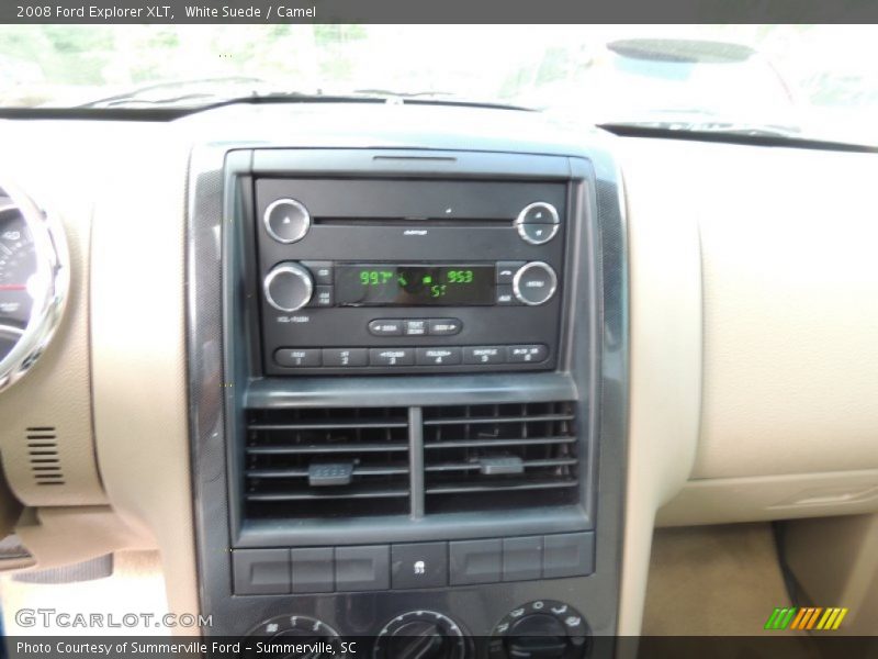 White Suede / Camel 2008 Ford Explorer XLT