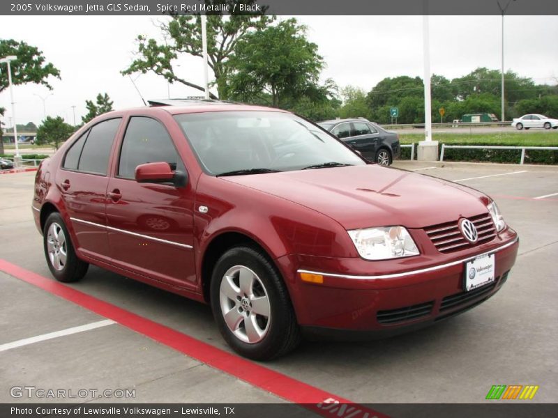 Spice Red Metallic / Black 2005 Volkswagen Jetta GLS Sedan