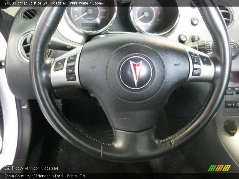 Pure White / Ebony 2008 Pontiac Solstice GXP Roadster
